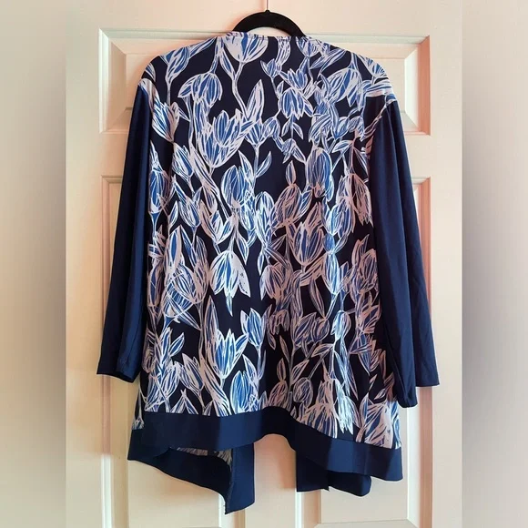 ➰ Slinky Brand Women’s Size 1X Open Front Cardigan Excellent Condition!!➰ - Picture 2 of 4